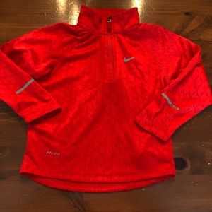 Nike boys 1/4 zip, size 4